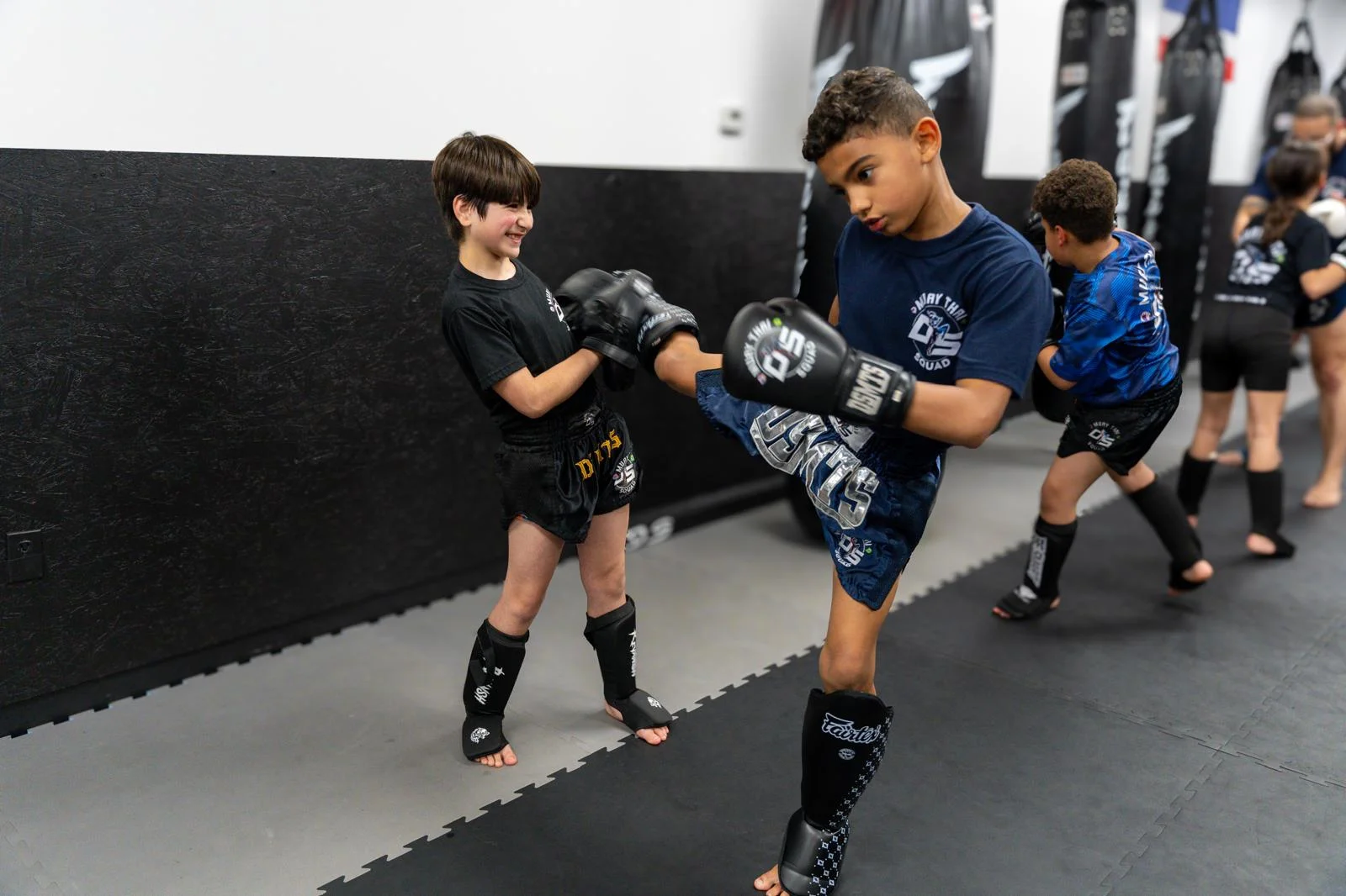 Teens training together
