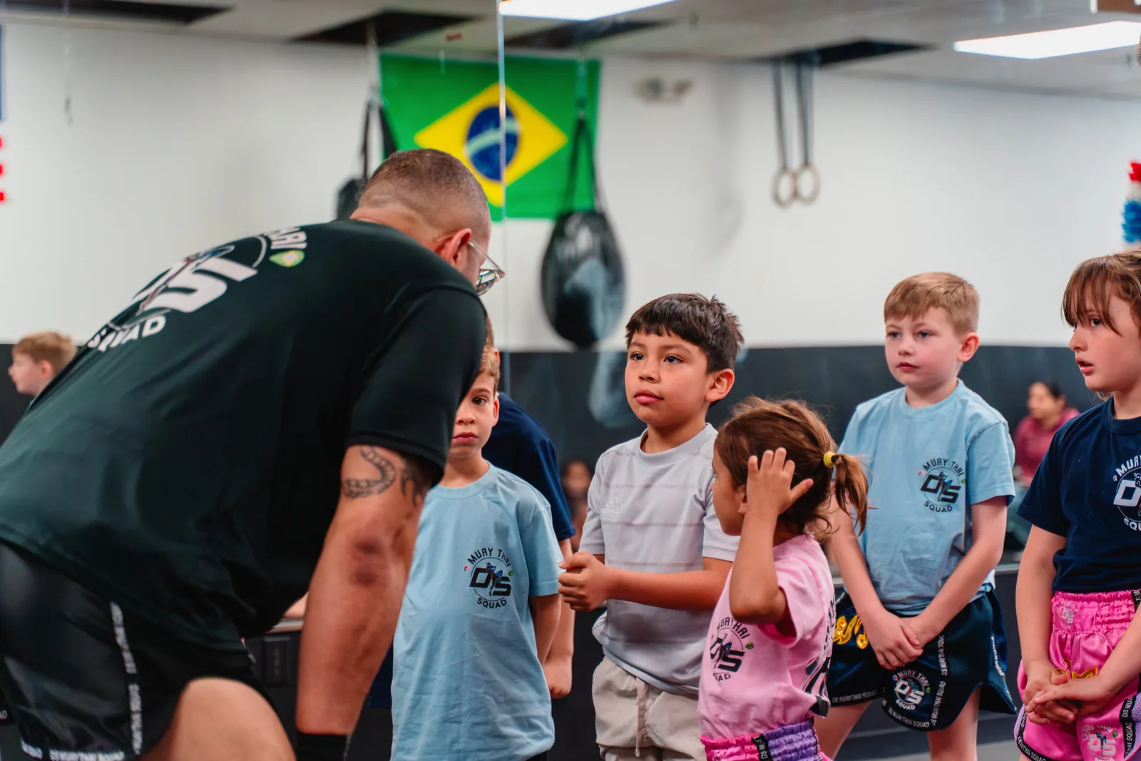 Coach with the youngest group
