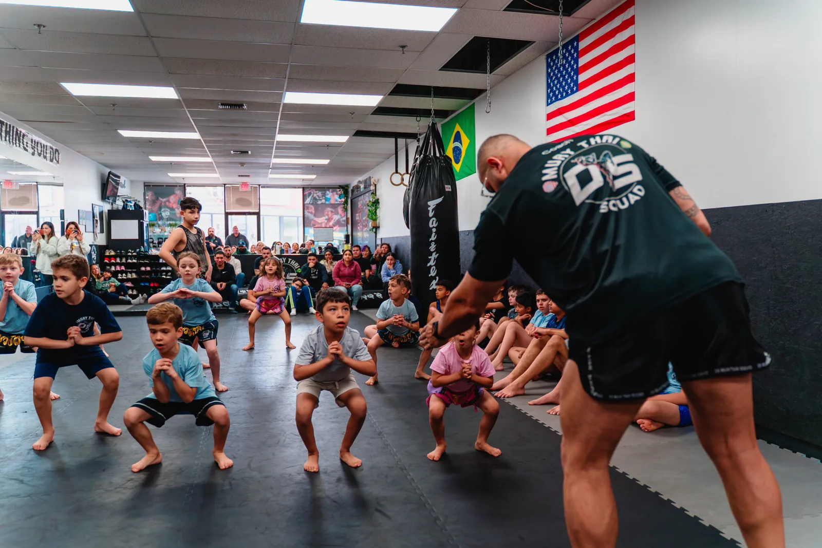 Training at DS Muay Thai Squad in Saugus